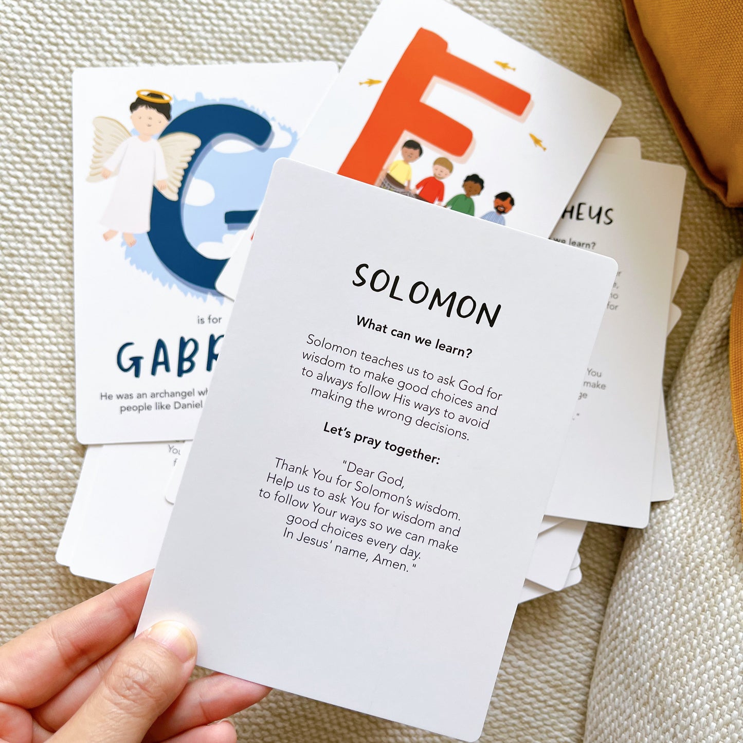 A-Z Bible Characters Flashcards