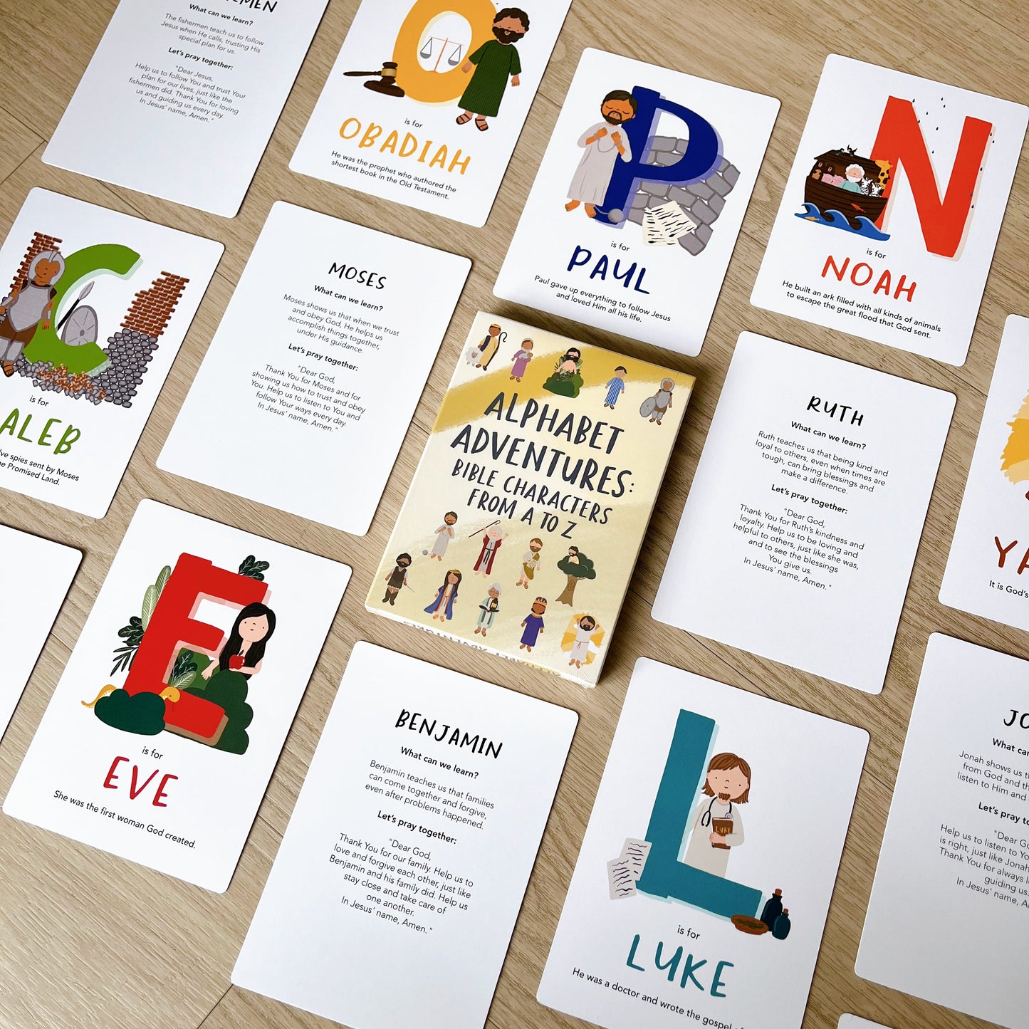 A-Z Bible Characters Flashcards